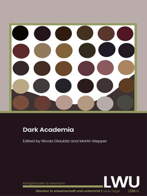 cover image of Dark Academia. LWU Literatur in Wissenschaft und Unterricht